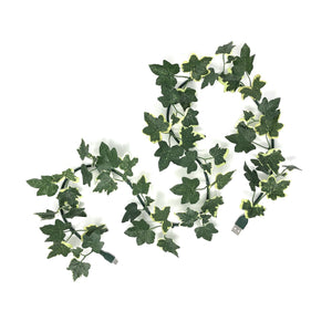 electroVine micro USB cable with variegated ivy leaves